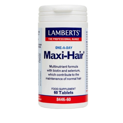 Φωτογραφία προϊόντος: Lamberts Maxi Hair Φόρμουλα κατά της Τριχόπτωσης & Ενδυνάμωσης των Μαλλιών 60 Tablets