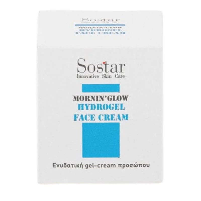 Φωτογραφία προϊόντος: Sostar Morning Glow Hydrogel Cream - Ενυδατική Κρέμα Προσώπου σε Μορφή Τζελ, 50ml