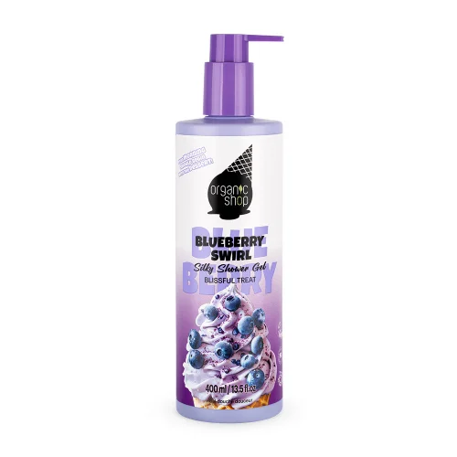 Φωτογραφία προϊόντος: Organic Shop by Natura Siberica Ice Cream Blueberry Swirl Αφρόλουτρο με Εκχύλισμα Μύρτιλου, 400ml
