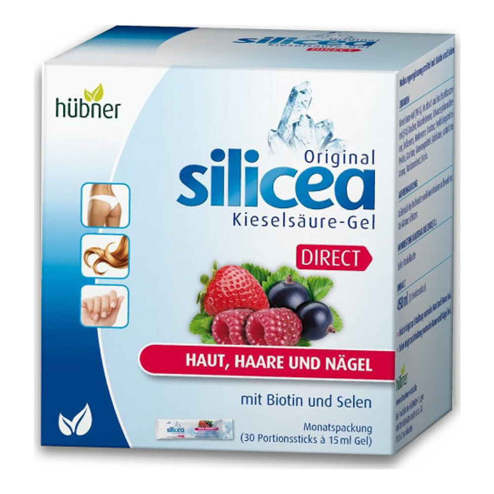 Φωτογραφία προϊόντος: Hubner Original Silicea Direct Για Την Υγεία Δέρματος Μαλλιών Νυχιών (Γεύση Red Berries) 30 φακελίσκοι των 15ml