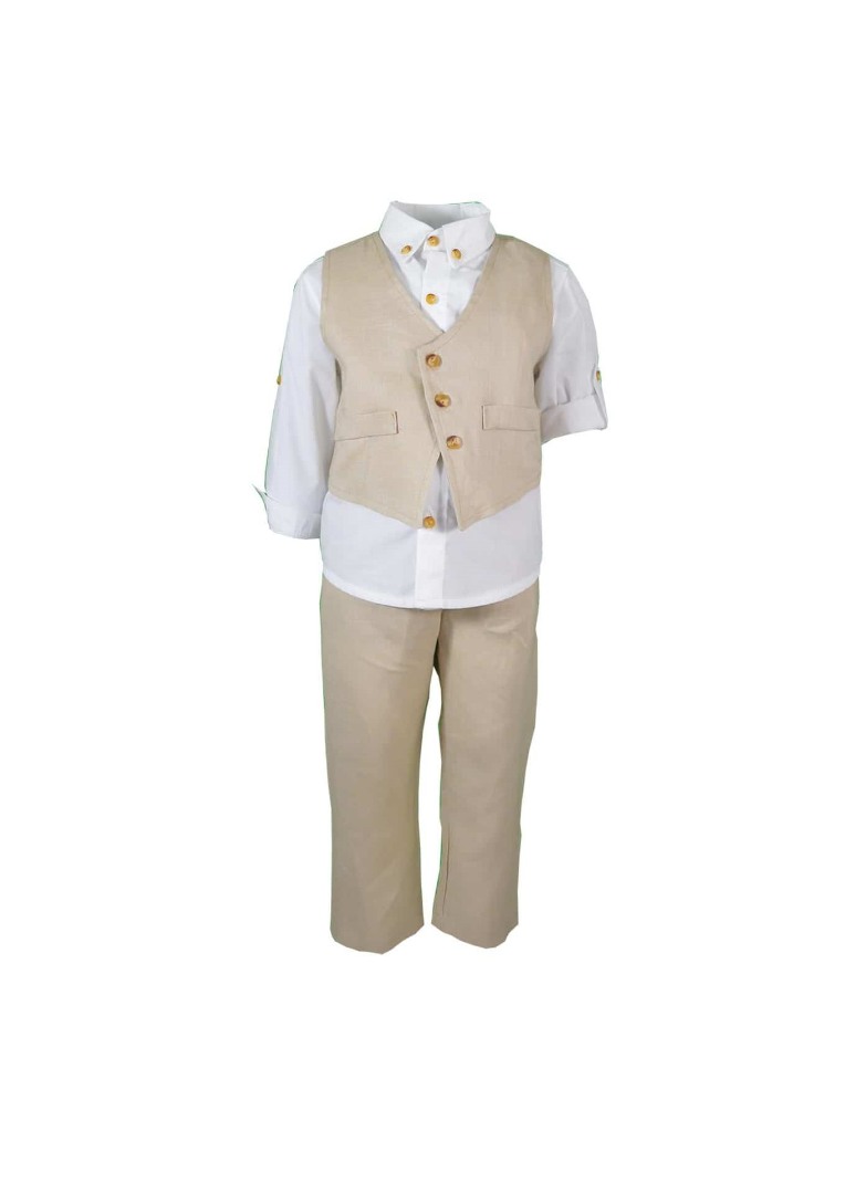 Φωτογραφία προϊόντος: All Stars Kids Fashion Παιδικό Σετ Πουκάμισο/Γιλέκο/Παντελόνι 12465