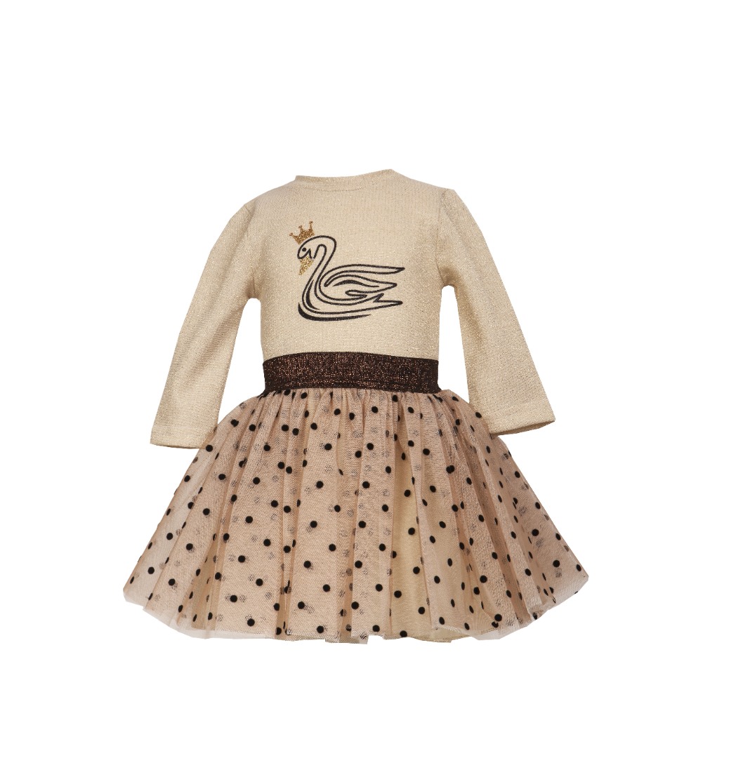 Φωτογραφία προϊόντος: M&B Kid's Fashion Φόρεμα μπεζ 711