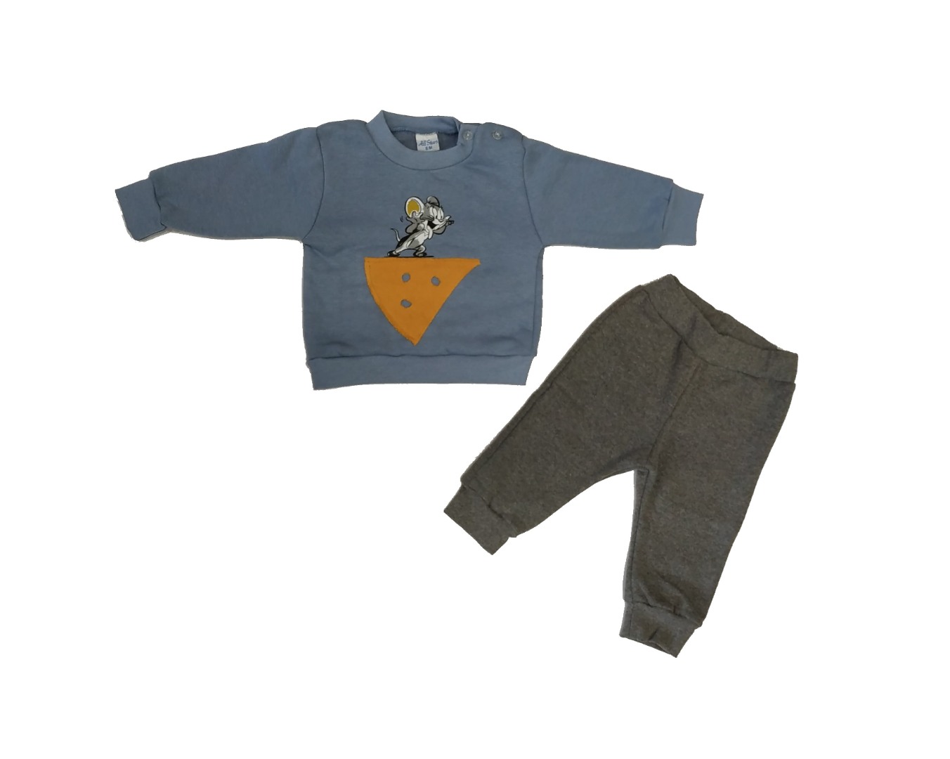 Φωτογραφία προϊόντος: All Stars Kids Fashion Βρεφικό Σετ Φόρμας Μπλε/Γκρι