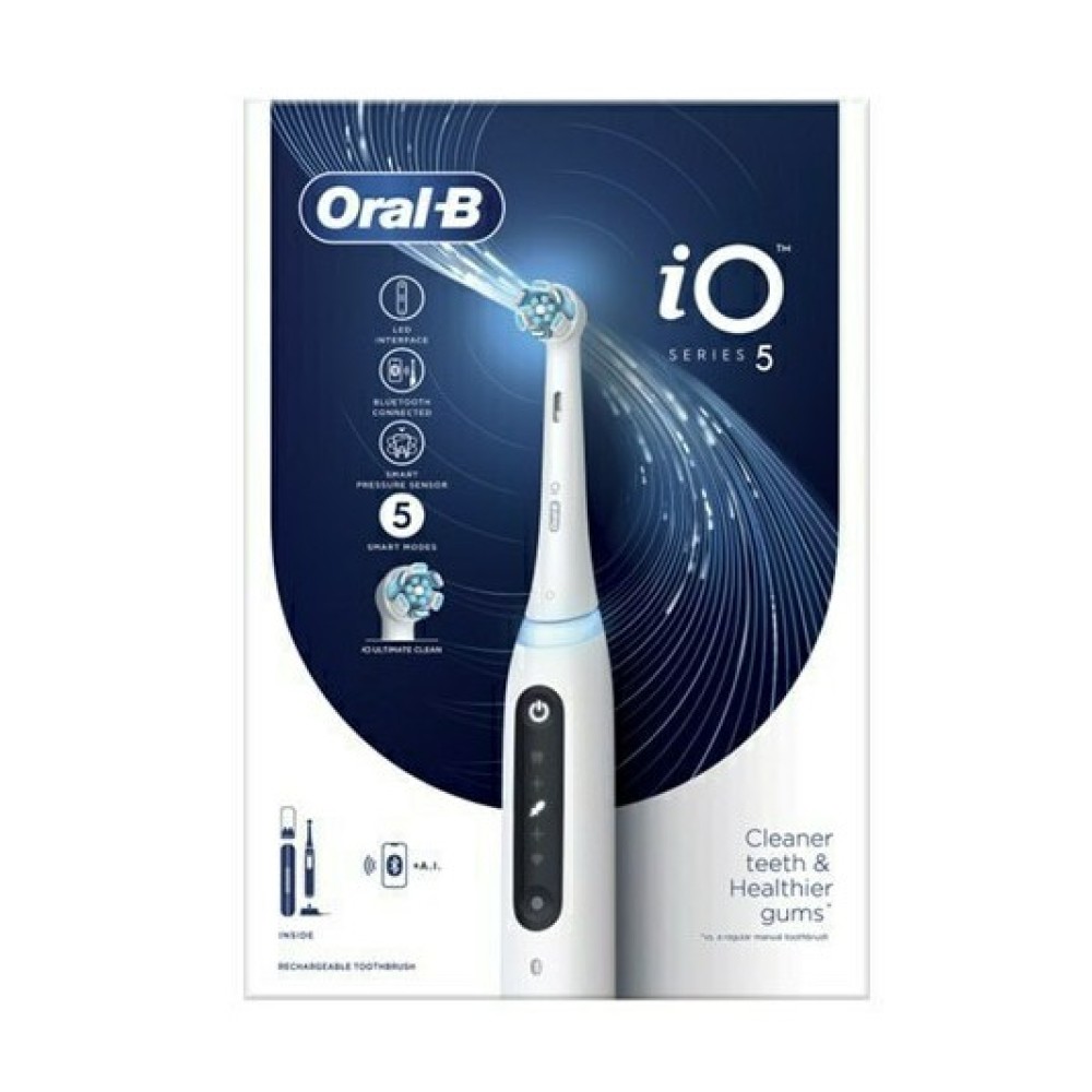 Φωτογραφία προϊόντος: Oral-B iO Series 5 White Ηλεκτρική Οδοντόβουρτσα Λευκή, 1τεμ