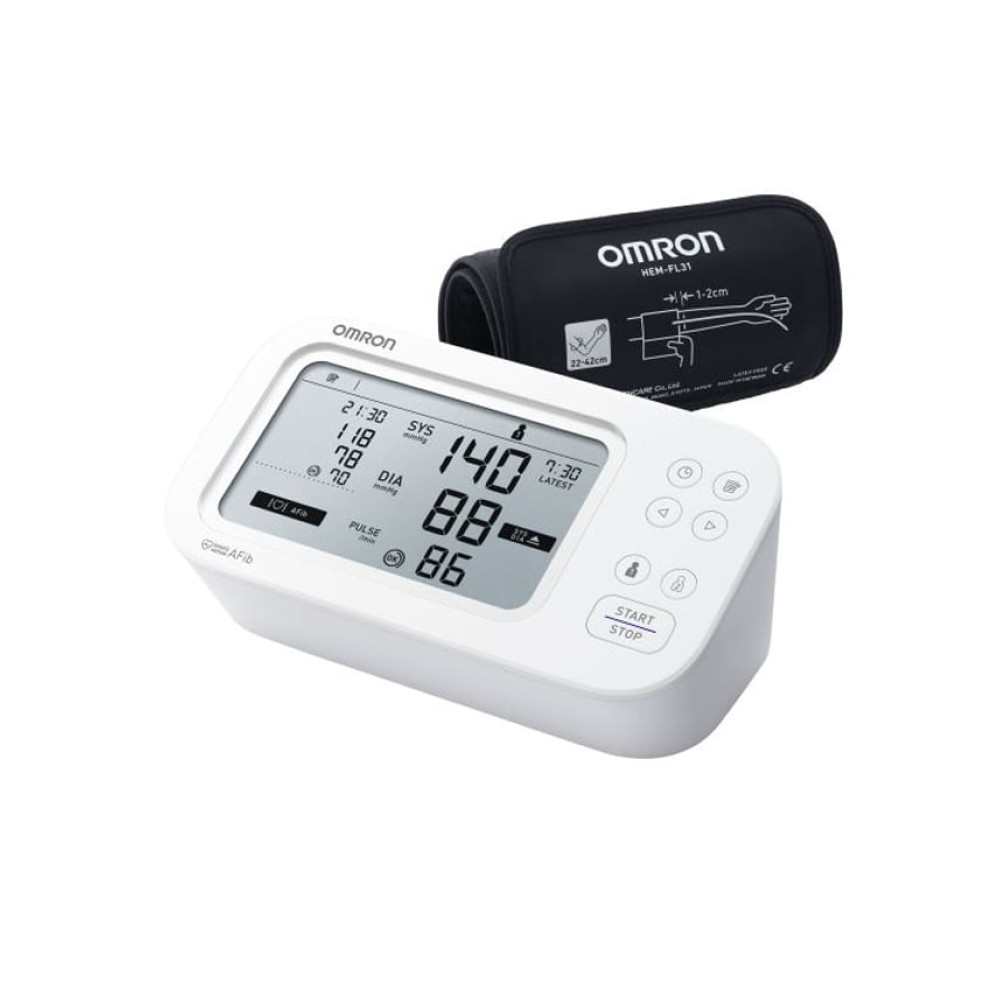 Φωτογραφία προϊόντος: Omron M6 Comfort Afib Πιεσόμετρο Μπράτσου με Ανίχνευση Κολπικής Μαρμαρυγής HEM-7380-E (1τμχ)