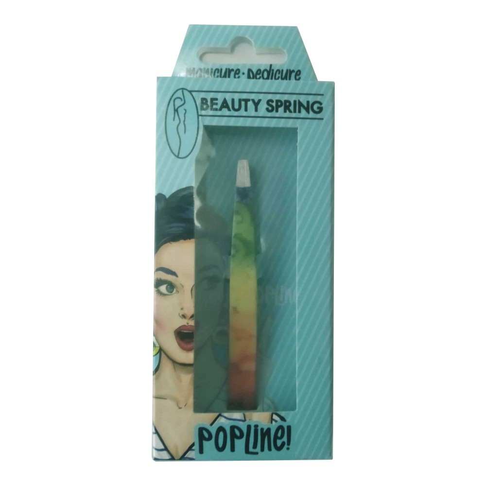 Φωτογραφία προϊόντος: Beauty Spring Τσιμπιδάκι Φρυδιών με Ίσια Μύτη Πορτοκαλί 1τμχ