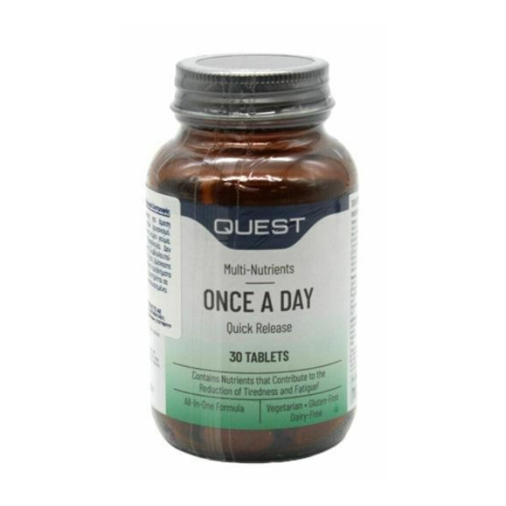 Φωτογραφία προϊόντος: Quest Multi-nutrients Once A Day Quick Release 30 ταμπλέτες