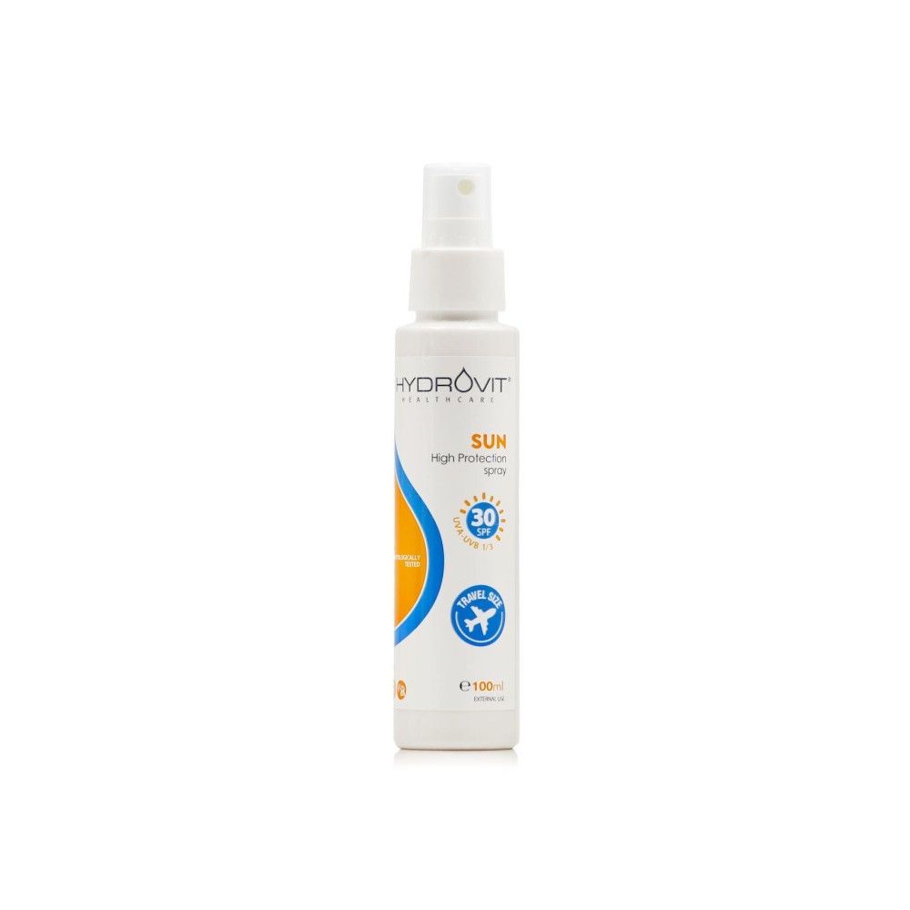 Φωτογραφία προϊόντος: Hydrovit Sun High Protection Spray SPF30 Αντηλιακό Σπρέι Travel Size 100ml