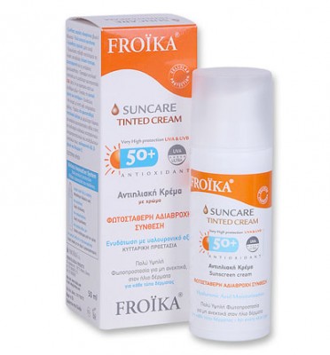 Φωτογραφία προϊόντος: Froika Suncare Tinted Cream SPF 50+ Αντηλιακή με Χρώμα 50ml