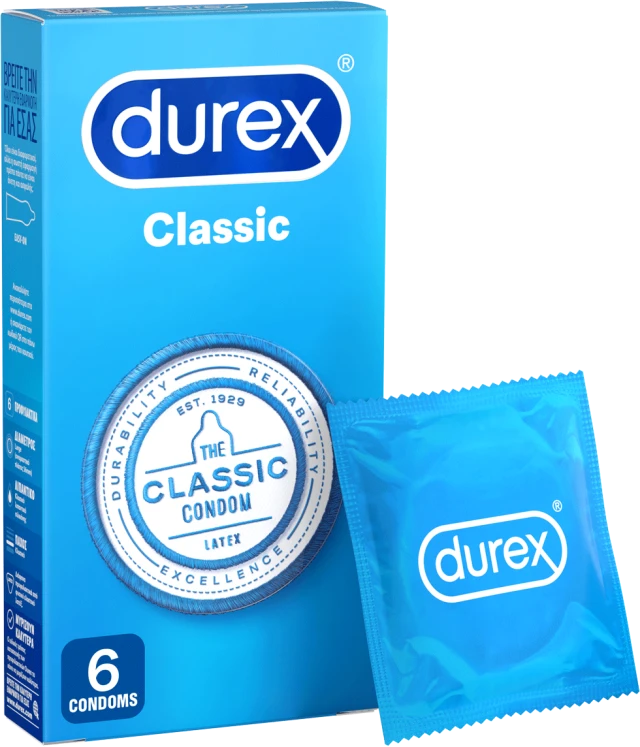 Φωτογραφία προϊόντος: Durex Classic Προφυλακτικά 6τμχ
