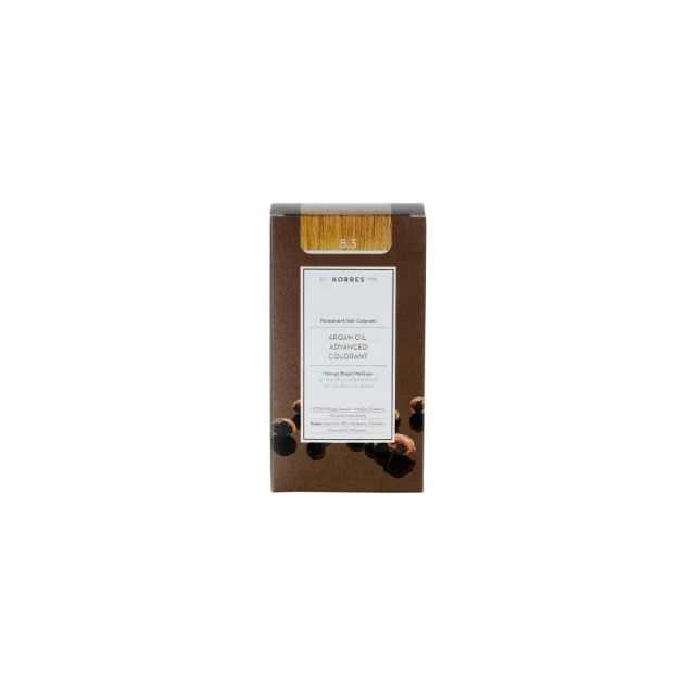 Φωτογραφία προϊόντος: KORRES Argan Oil Advanced Colorant 8.3 Ξανθό Ανοιχτό Μέλι 50ml