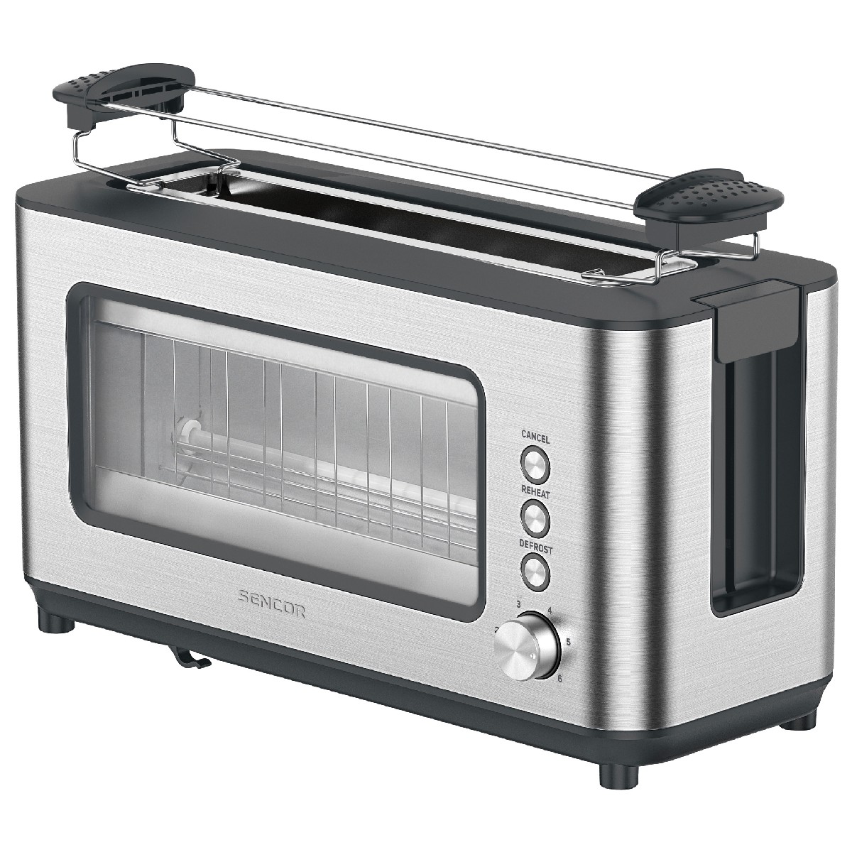 Φωτογραφία προϊόντος: Φρυγανιέρα Sencor STS 4050SS 1200W με Μεγάλη Υποδοχή Ασημί