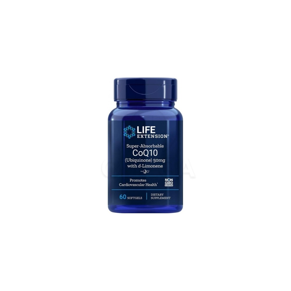 Φωτογραφία προϊόντος: Life Extension Super Absorbable CoQ10 50mg Συμπλήρωμα 60 μαλακές κάψουλες