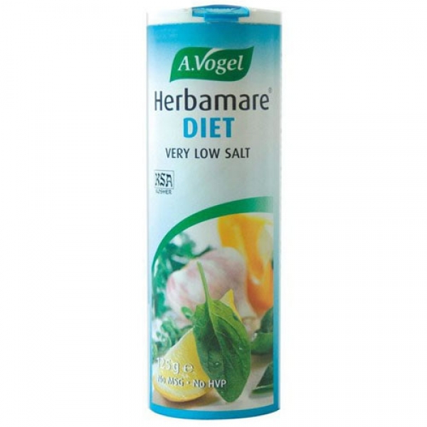 Φωτογραφία προϊόντος: A. Vogel Herbamare Diet, Υποκατάστατο αλατιού με πολύ χαμηλή περιεκτικότητα σε νάτριο, 125gr