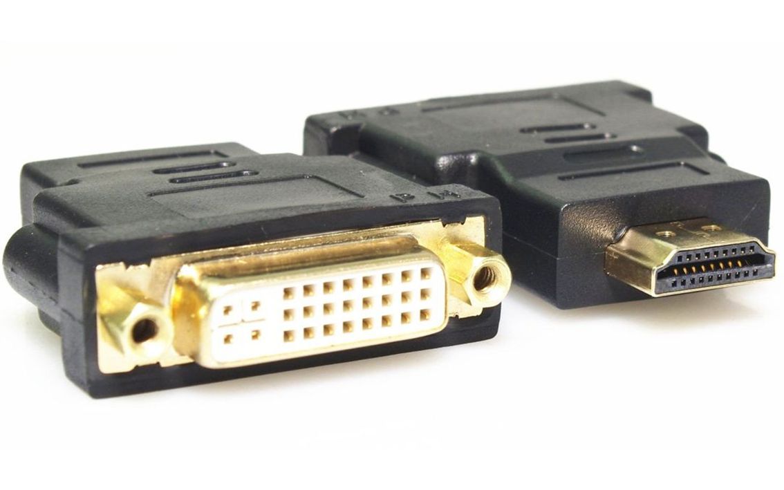 Φωτογραφία προϊόντος: POWERTECH adapter HDMI 19pin male σε DVI I(DUAL LINK) 24+5 female.
