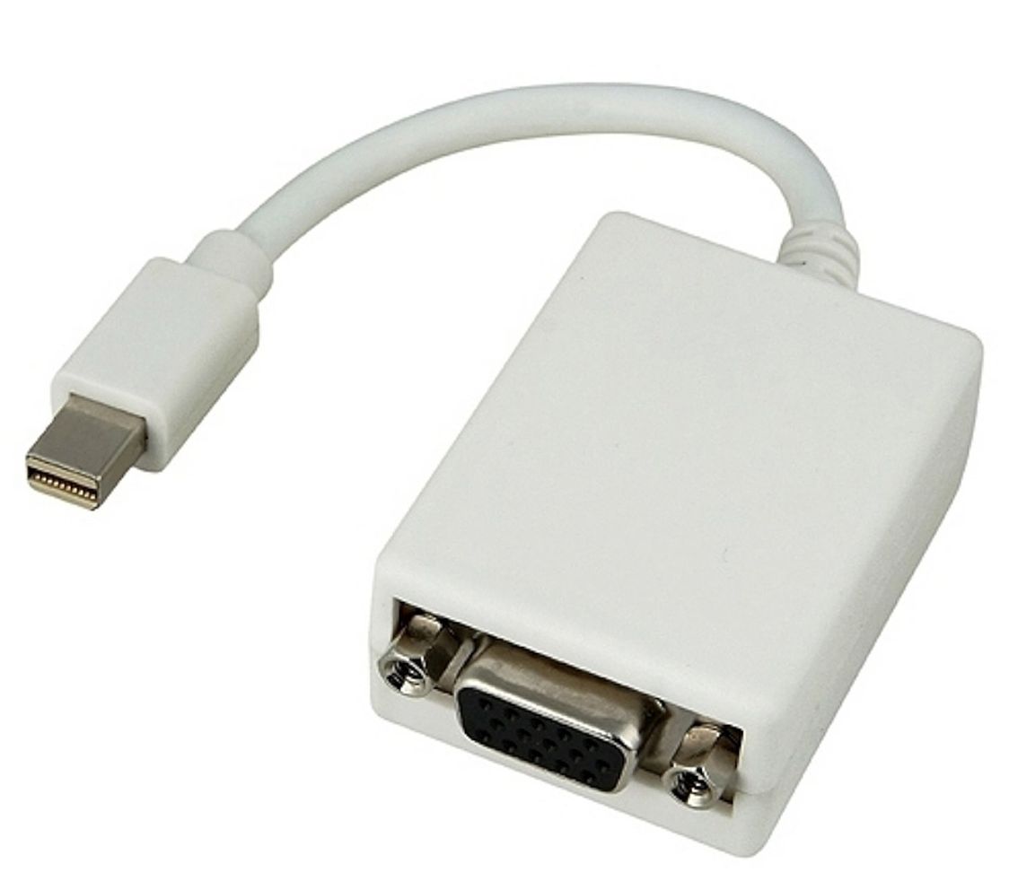 Φωτογραφία προϊόντος: POWERTECH αντάπτορας Mini Displayport (M) σε VGA 15pin (F), λευκός