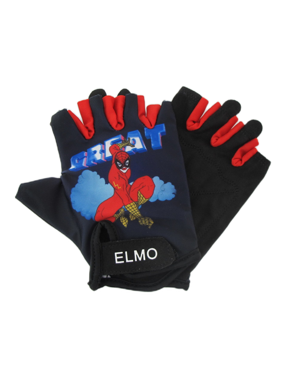 Φωτογραφία προϊόντος: ELMO Γάντια ποδηλάτου παιδικά "Spiderman" GEL Medium