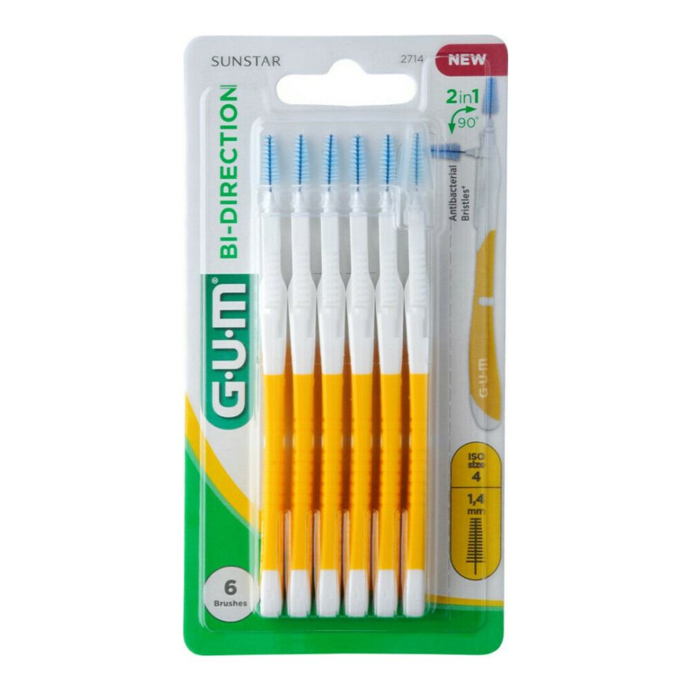 Φωτογραφία προϊόντος: GUM Bi-Directional Ultra Fine 1.4 Μεσοδόντια Βουρτσάκια, 6 τεμάχια