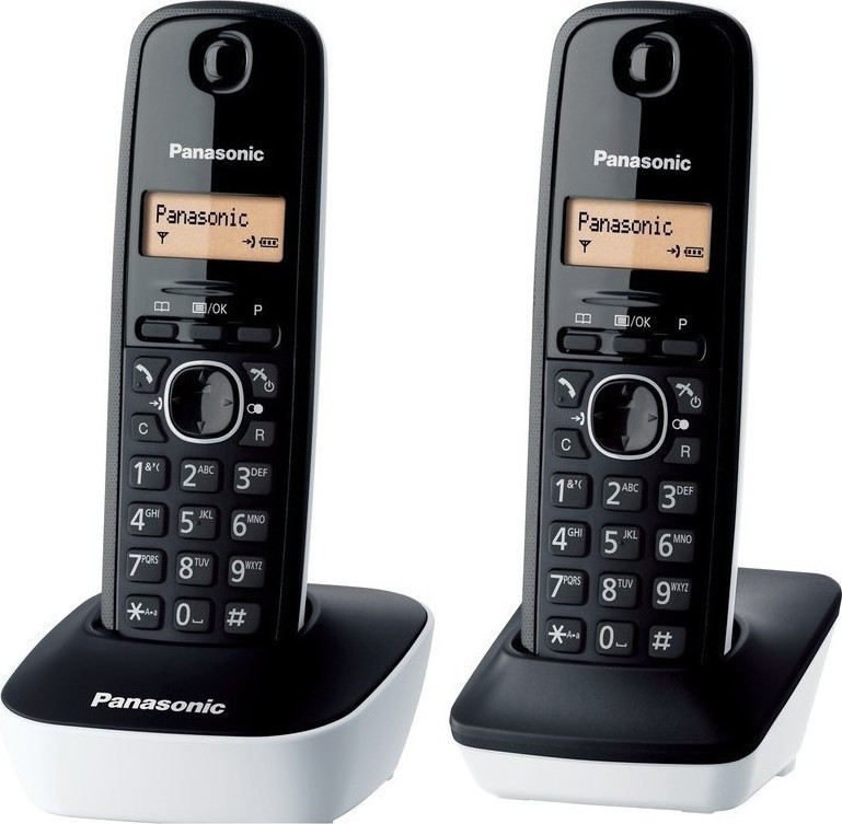 Φωτογραφία προϊόντος: Panasonic KX-TG1612 Duo Ασύρματο Τηλέφωνο 2 Ακουστικών