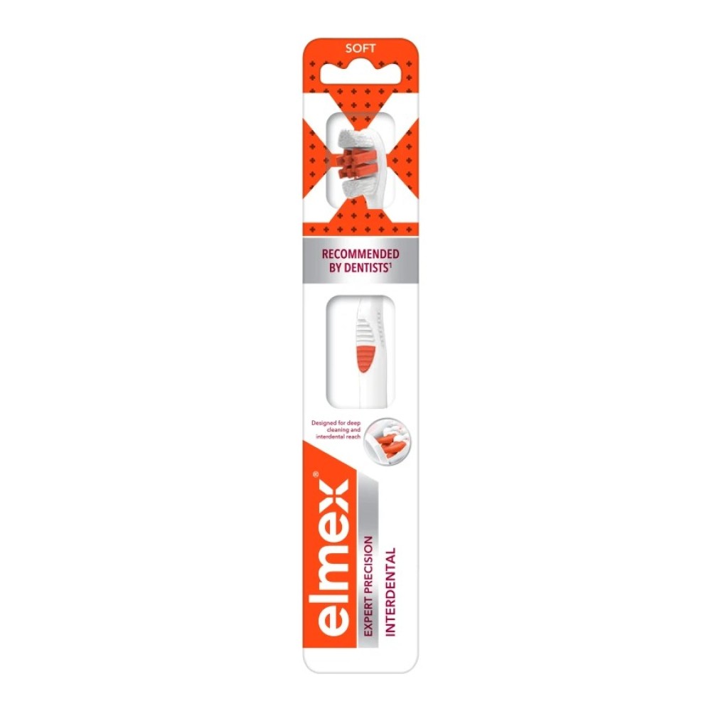 Φωτογραφία προϊόντος: Elmex Precision Interdental Medium Οδοντόβουρτσα Μέτρια 1τμχ