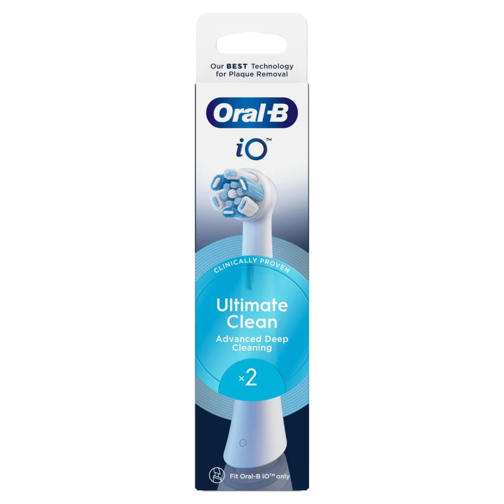 Φωτογραφία προϊόντος: Oral-B iO Ultimate Clean White Ανταλλακτικές Κεφαλές Ηλεκτρικής Οδοντόβουρτσας 2τεμ.