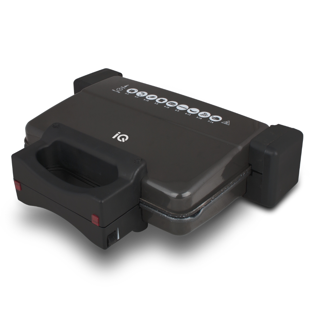 Φωτογραφία προϊόντος: ΤΟΣΤΙΕΡΑ IQ ST-680 BLACK 2000W, 4 Θέσεις, Άνοιγμα 180°