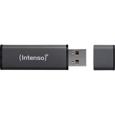 Φωτογραφία προϊόντος: USB STICK INTENSO ALU LINE 3521471 USB 2.0 Ανθρακί 16GB