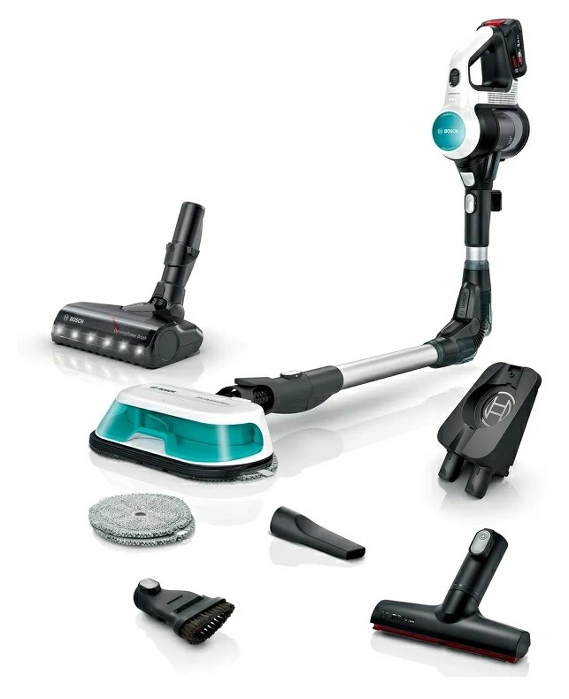 Φωτογραφία προϊόντος: ΣΚΟΥΠΑΚΙ ΜΕ ΚΟΝΤΑΡΙ BOSCH BCS71HYG1 UNLIMITED SERIE | 7 AQUA 18V ΕΠΑΝΑΦΟΡΤΙΖΟΜΕΝΟ 2 ΣΕ 1 ΣΚΟΥΠΙΣΜΑ-ΣΦΟΥΓΓΑΡΙΣΜΑ