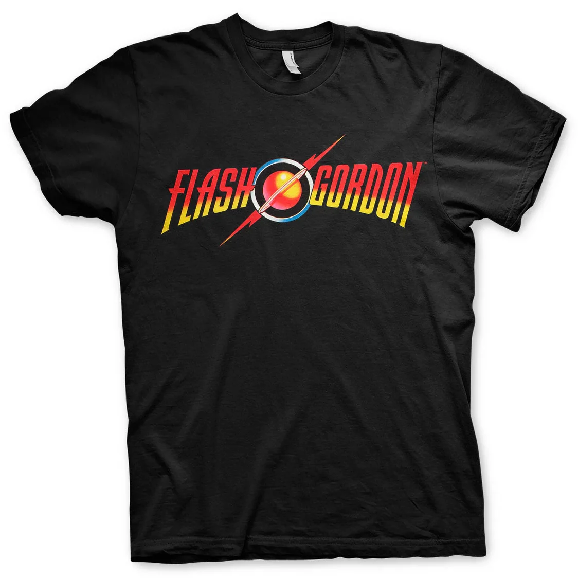 Φωτογραφία προϊόντος: Hybris T-Shirt Flash Gordon Logo (KF-1-FG004-H64-8-BK)