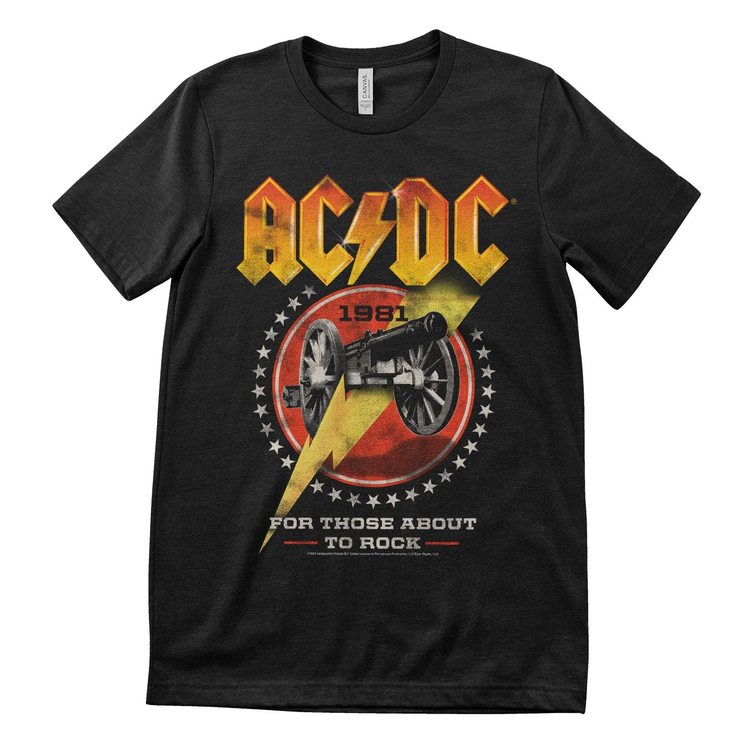 Φωτογραφία προϊόντος: Hybris T-Shirt AC/DC - 1981 For Those About To Rock T-Shirt (PS-1-ACDC007-H46-4-BK)