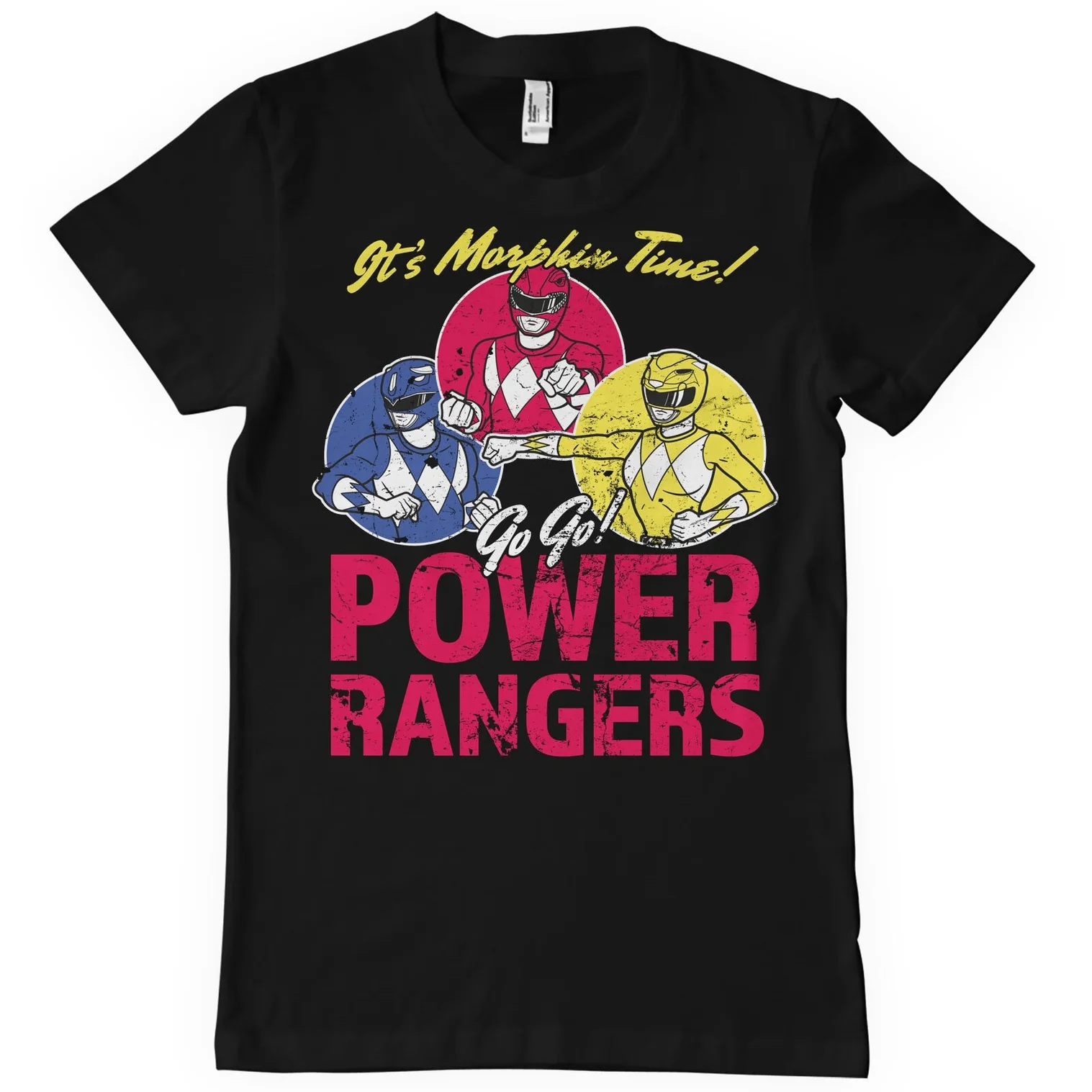 Φωτογραφία προϊόντος: Hybris T-Shirt It s Morphin Time (HSB-1-PWR1008-H62-3-BK)
