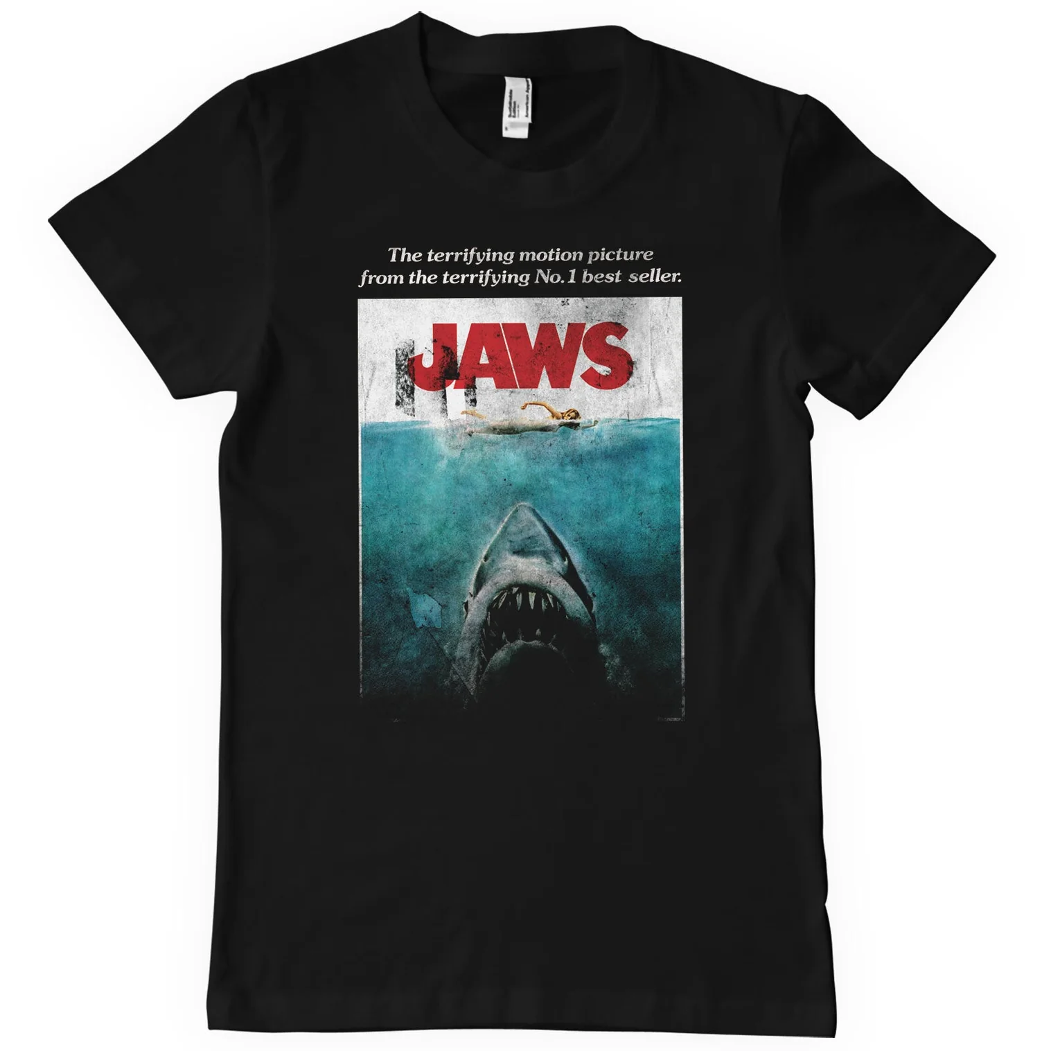 Φωτογραφία προϊόντος: JAWS Washed Poster T-Shirt Black