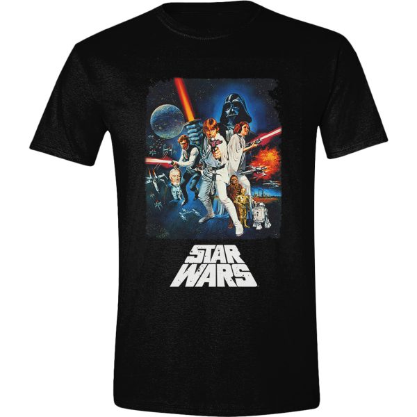 Φωτογραφία προϊόντος: T-Shirt Star Wars - A New Hope Retro Poster Black