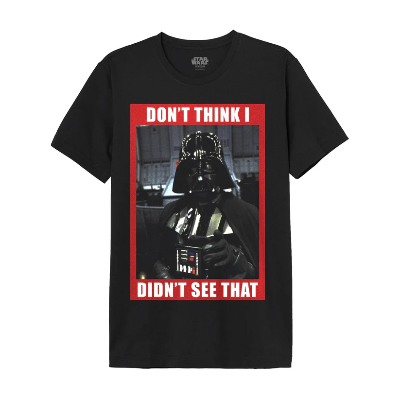 Φωτογραφία προϊόντος: T-Shirt Unisex Star Wars Darth Vader Don’t Think MSWTS030