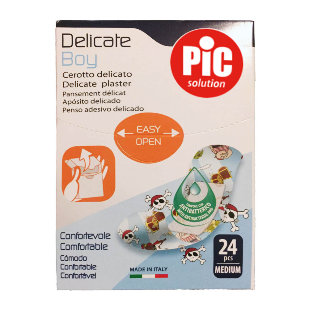 Φωτογραφία προϊόντος: Pic Solution Delicate Boy Medium (19x72mm) Παιδικό Τσιρότο για Αγόρια 24τμχ