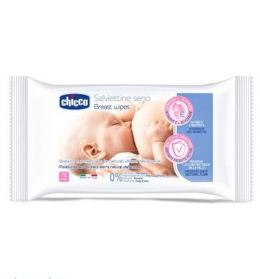 Φωτογραφία προϊόντος: Chicco Breast Wipes Μαντηλάκια Καθαρισμού Στήθους, 72 τμχ