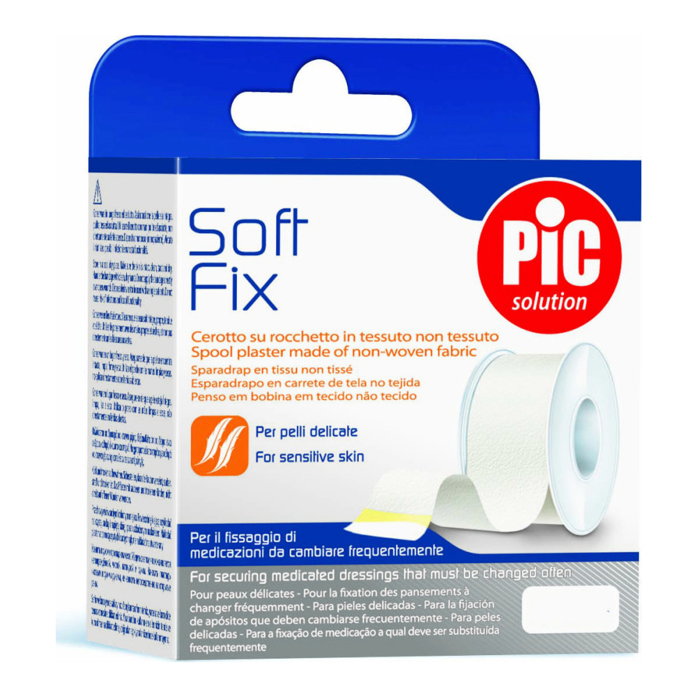 Φωτογραφία προϊόντος: Pic Solution - Soft Fix 2,5cmx5m Αυτοκόλλητο χάρτινο ρολό λευκοπλάστη - 1τεμ.