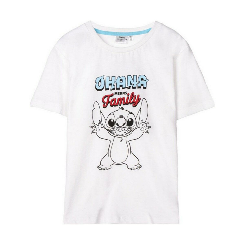 Φωτογραφία προϊόντος: Παιδικό T-Shirt Lilo + Stitch Λευκό