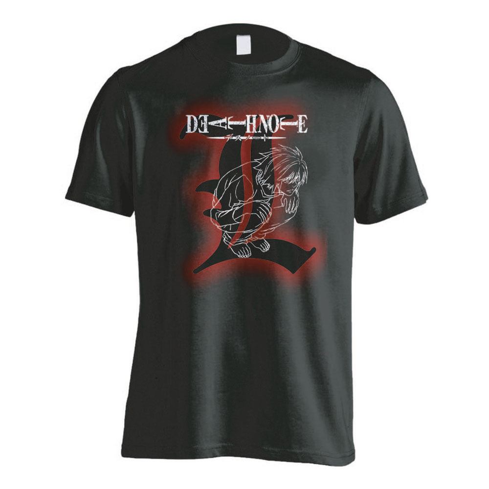 Φωτογραφία προϊόντος: Μπλούζα T-Shirt Death Note Hiding Behind - Μαύρο