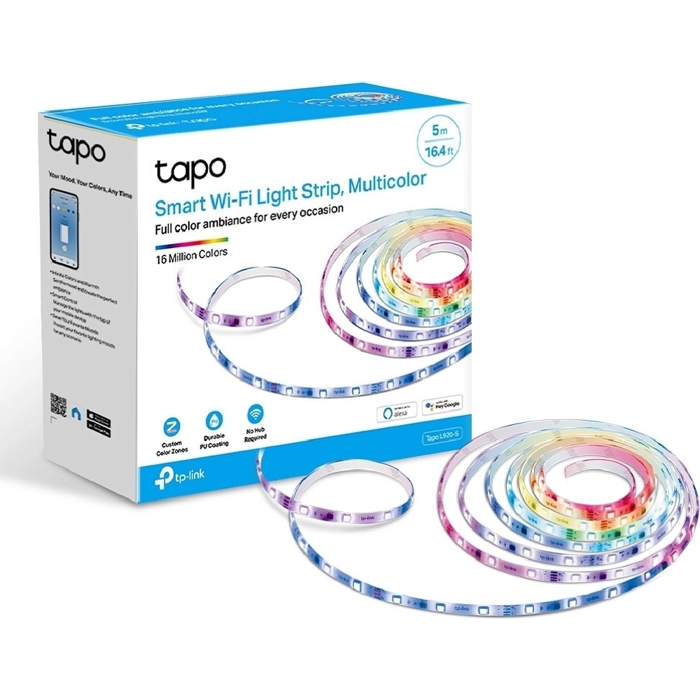 Φωτογραφία προϊόντος: ΤΑΙΝΙΑ LED SMART TP-LINK TAPO L920-5 220V RGB 5m