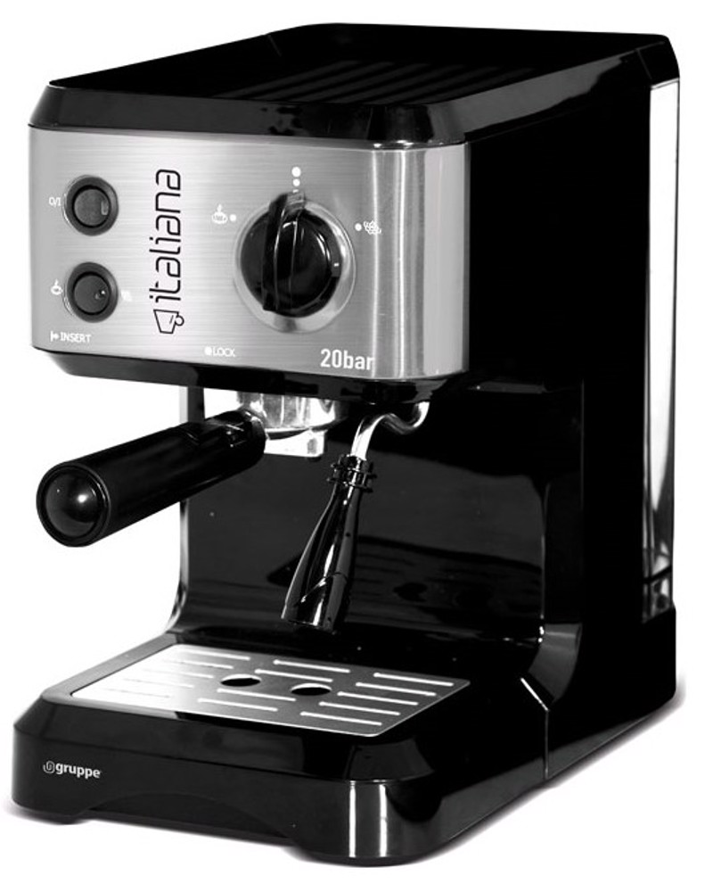 Φωτογραφία προϊόντος: Gruppe CM 4677 Italiana Inox (Μηχανή Espresso 1050W Πίεσης 20bar)