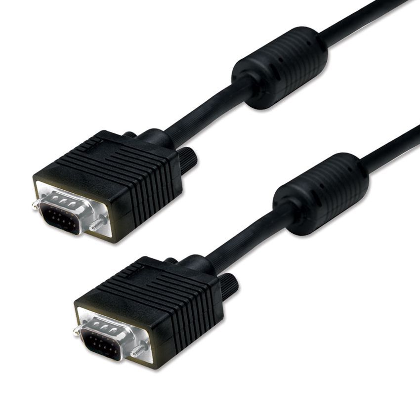Φωτογραφία προϊόντος: POWERTECH Καλώδιο VGA 15pin M-M, Full HD, CCS, 3+6, 2x ferrites, 5m