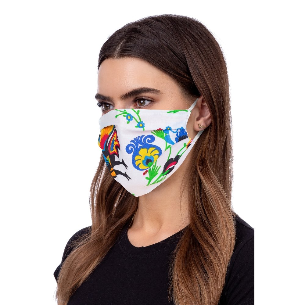 Φωτογραφία προϊόντος: OEM Face mask folklore white