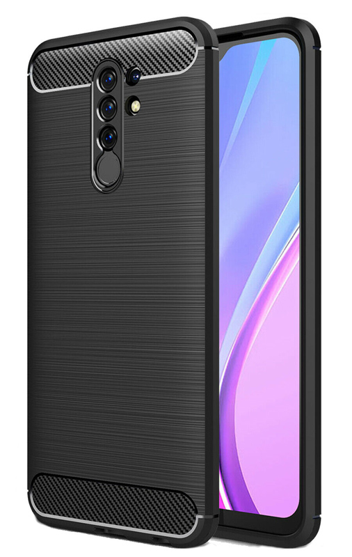 Φωτογραφία προϊόντος: OEM POWERTECH Θήκη Carbon Flex MOB-1546 για Xiaomi Redmi 9, μαύρη