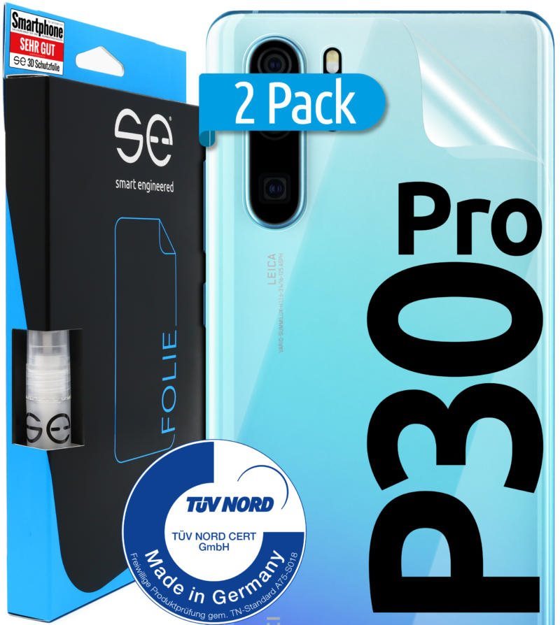 Φωτογραφία προϊόντος: smart engineered 2x3D back protector for Huawei P30 Pro transparent