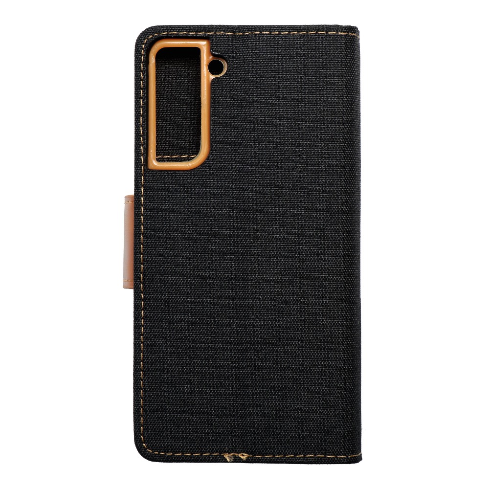Φωτογραφία προϊόντος: OEM Canvas Book case for SAMSUNG S21 black
