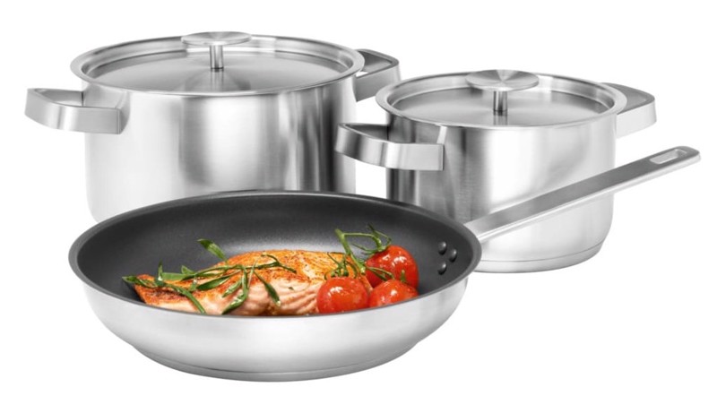 Φωτογραφία προϊόντος: Electrolux A3SS (Σετ Επαγωγικών Μαγειρικών Σκευών 3τμχ)