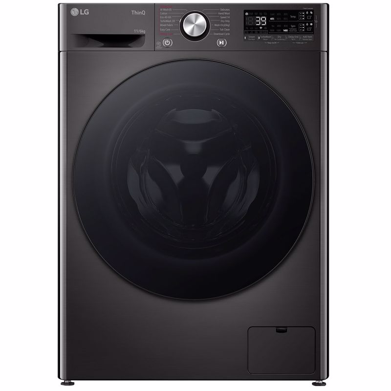 Φωτογραφία προϊόντος: LG D4R7511TSBB (Πλυντήριο-Στεγνωτήριο Ρούχων 11kg/6kg 1400 Στροφές με Ατμό)