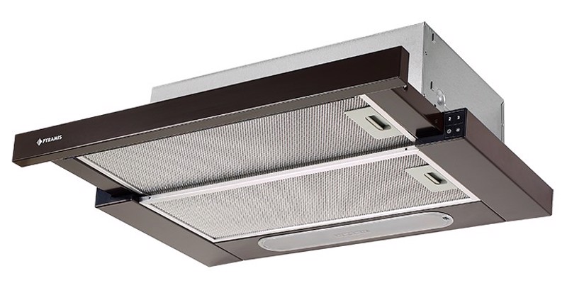 Φωτογραφία προϊόντος: Pyramis 065017202 Brown (Απορροφητήρας Συρόμενος 60cm)
