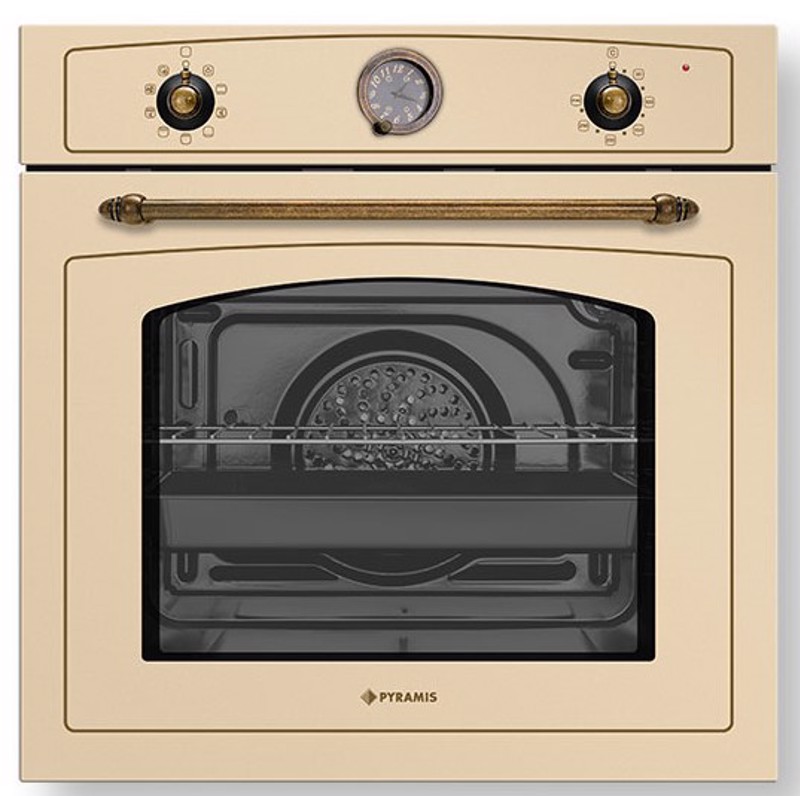 Φωτογραφία προϊόντος: Pyramis 733070 Rustic Beige Metal 034068201 (Εντοιχιζόμενος Φούρνος 73lt)